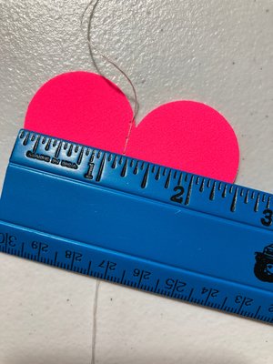 Glow Party Decoration, Neon Heart Garland, 80s Party Decor, Fluorescent Hearts, UV Reflective Hearts, Sweet 16 Glow Party, Neon Dance Party