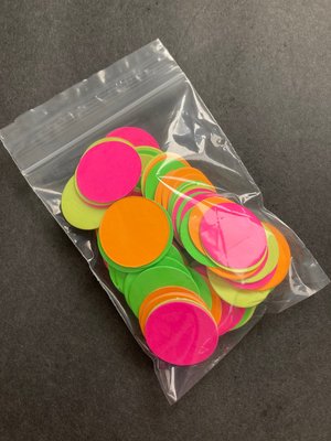 Neon Confetti, Glow Party Confetti, UV Reflective Decor, Glow Party Decoration, Black Light Party, Glow Party Table Accent, Neon Dance Party