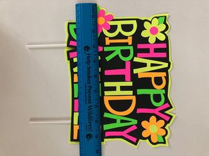 Neon Cake Topper, Girl Glow Party, Retro Birthday Cake, Glow Party Supplies, Personalized Cake Topper, 80s Birthday, Flower Cake Decor