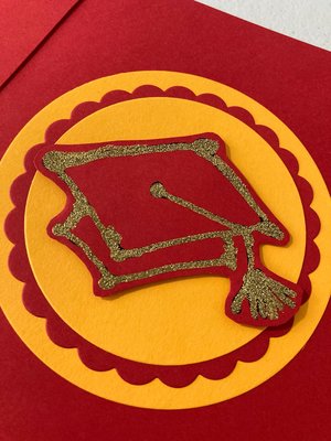 University of Southern California Large Graduation Banner, CONGRATS Banner, Graduation Decor, Cardinal Red and Gold Graduation Party Decor