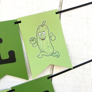 National Pickle Day Banner, Pickle Party, Office Celebration, Company Party, National Day Sign, Green Pickle, School Event, Get-Together