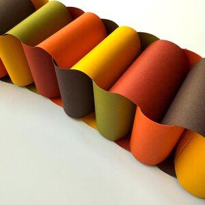 Chunky Paper Chain Fall Garland, DIY Paper Chain Kit, Autumn Fireplace Mantel Decor, Friendsgiving Craft, Thanksgiving Day Decor