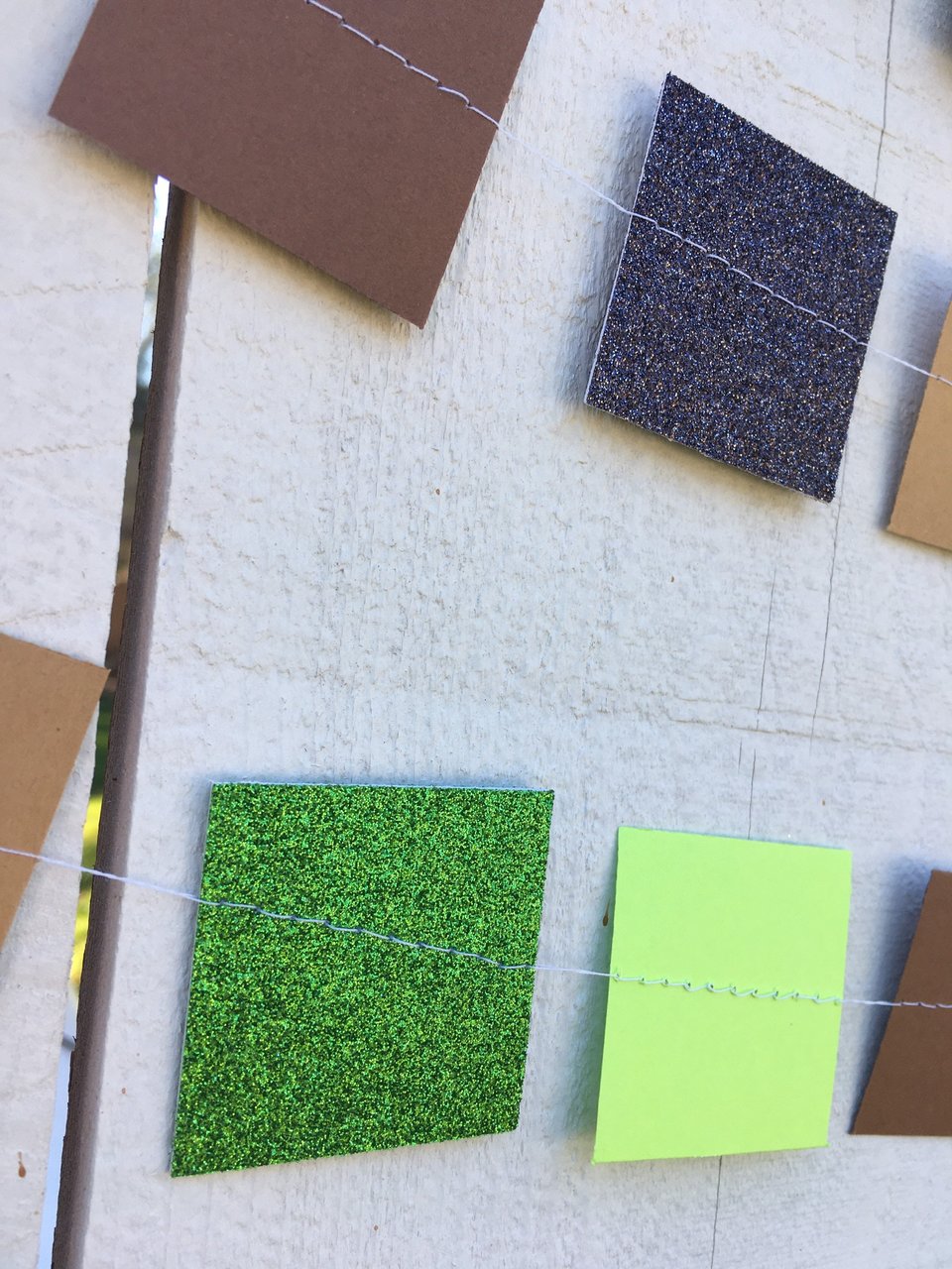 Minecraft Party Decoration, Video Game Birthday Garland, Virtual Minecraft Party, Square Pixel Garland, Minecraft Party Backdrop, Zoom Party
