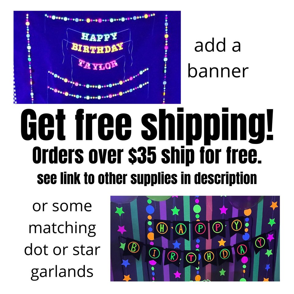 Personalized Topper, Glow Party Cake, Neon Birthday Cake Decor, Birthday Decoration, Glow in the Dark Supplies, Neon Party, Skate Party