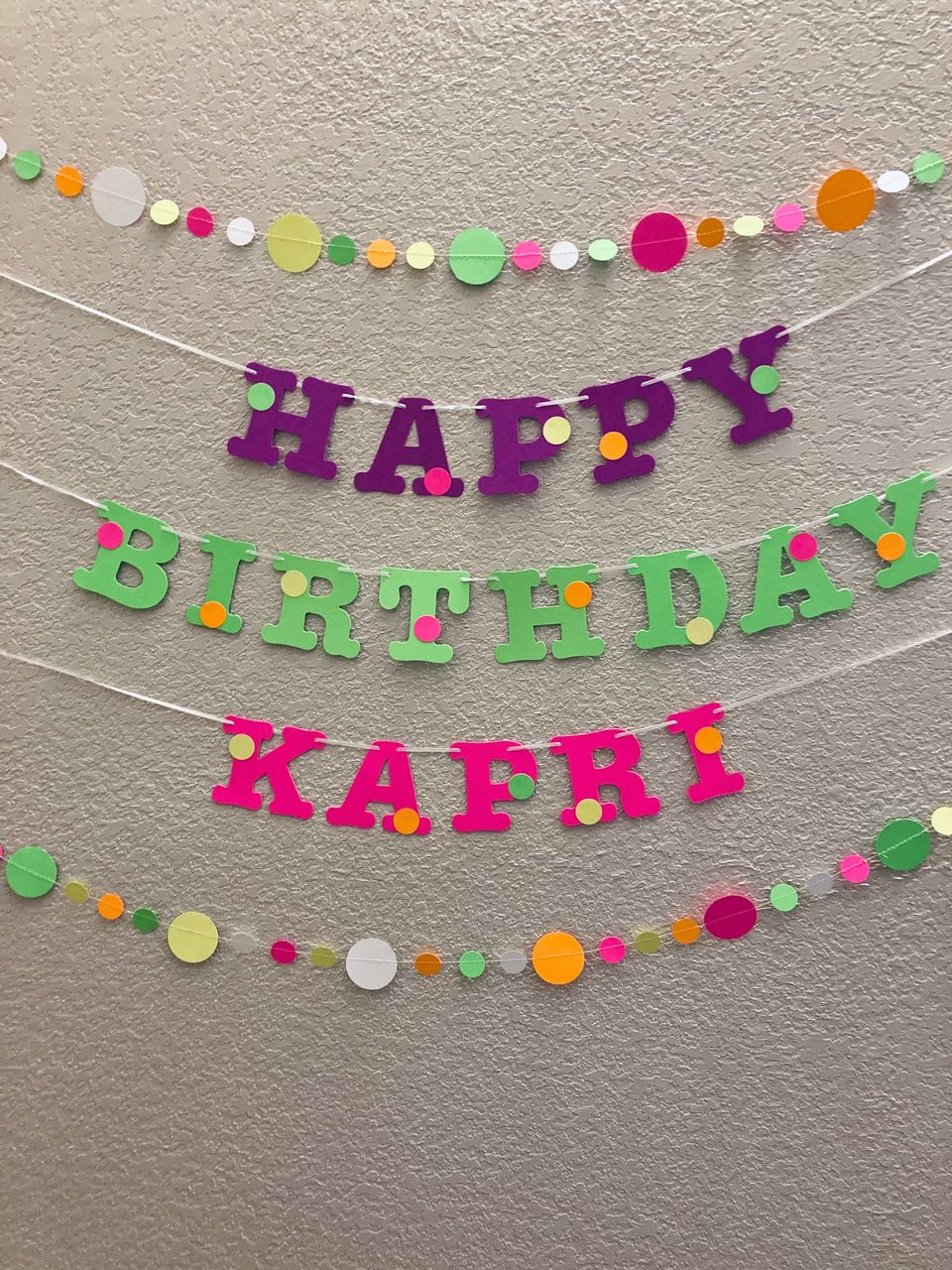 Glow Party Birthday Banner, Neon fluorescent birthday banner with garlands, UV Reflective Birthday Banner, Blacklight Party Sign, 80s Party