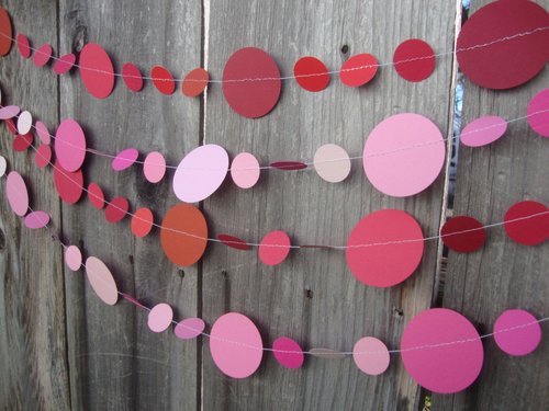 Valentine's day garlands