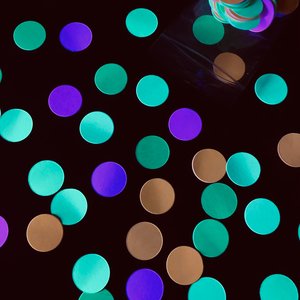 Neon Confetti, Glow Party Confetti, UV Reflective Decor, Glow Party Decoration, Black Light Party, Glow Party Table Accent, Neon Dance Party