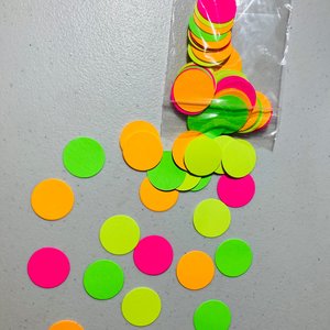 Neon Confetti, Glow Party Confetti, UV Reflective Decor, Glow Party Decoration, Black Light Party, Glow Party Table Accent, Neon Dance Party