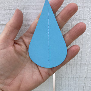 Ombré blue large raindrop garland, Blue ombré sprinkle garland, baby sprinkle, baby boy sprinkle decor, blue baby shower, boy baby shower