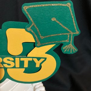 Baylor University Graduation Cake Topper, University Graduation, Graduation Party, Cake Decor, Class of 2023, Green and Gold, Grad Decor