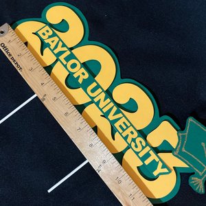 Baylor University Graduation Cake Topper, University Graduation, Graduation Party, Cake Decor, Class of 2023, Green and Gold, Grad Decor