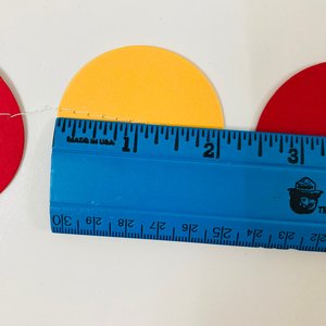 Cardinal Red and Gold Graduation Garland Decoration, Red and Yellow Paper Circle Bunting, Southern California Colors, University Dorm Decor