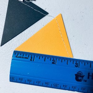 Graduation Decoration, Cal State Long Beach Decor, Black and Yellow Garland, Black and Gold, Paper Pennant, Triangle Bunting, Dorm Decor