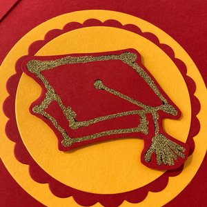 University of Southern California Large Graduation Banner, CONGRATS Banner, Graduation Decor, Cardinal Red and Gold Graduation Party Decor
