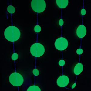 Neon green and black party garlands, Brat summer party, Paper circle bunting, brat Kamala summer celebration decoration, Charli xcx decor