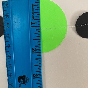 Neon Green and Black Halloween Party Garlands, Spooky Handmade Paper Circle Buntings, Brat summer party, Charli xcx decor, Eerie Glow Decor