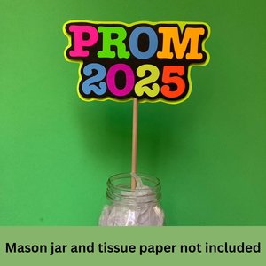 Prom 2025 Neon Centerpiece, School Dance Glow Party, Colorful Table Decoration, Neon Decor, Custom Centerpiece, Black Light Photo Booth Prop