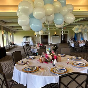 Blue and white raindrop garland, Boy baby shower, Dangling paper raindrops, Fake rain, Baby sprinkle backdrop, Baby shower decoration