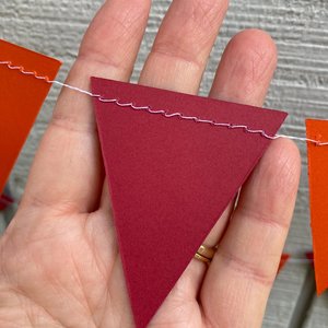Virginia Tech graduation party garland, College Color Triangle Bunting, University dorm decor, Bed Party Streamers, Virginia Tech pennant