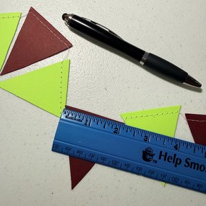 Burgundy and Chartreuse Wedding Decor, Paper Triangle Bunting, Dangling Garland, Trendy Color Wedding Decoration, Reception Tent Decor