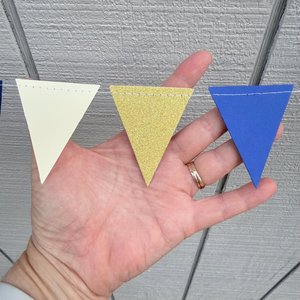 Custom Wedding Bunting, Handmade Paper Garland