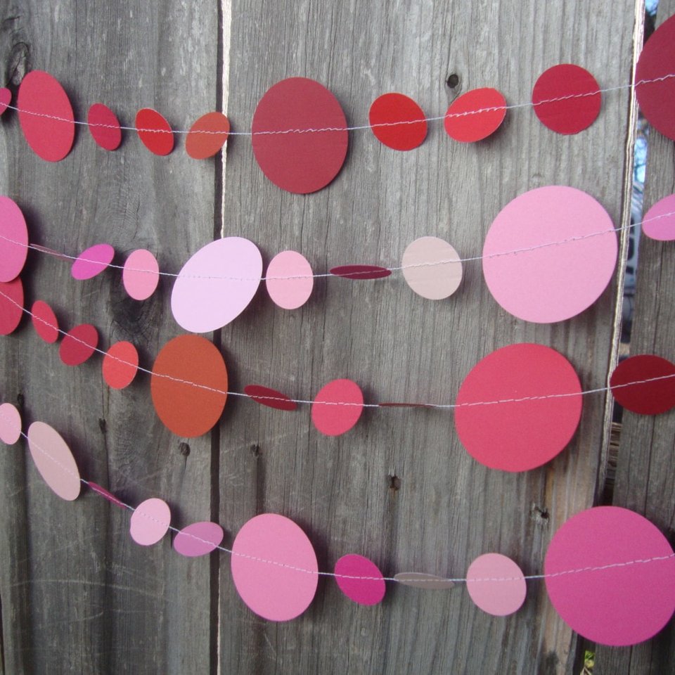 Valentine's day garlands