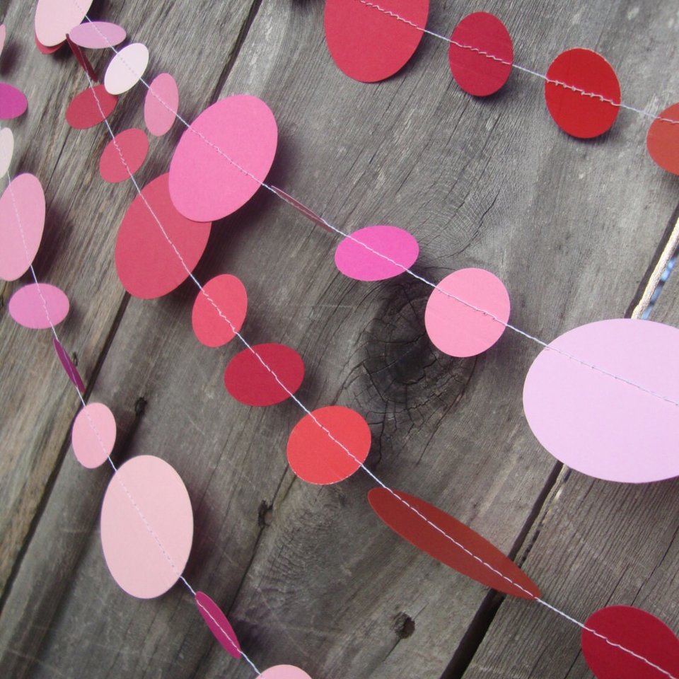 Valentine's day garlands
