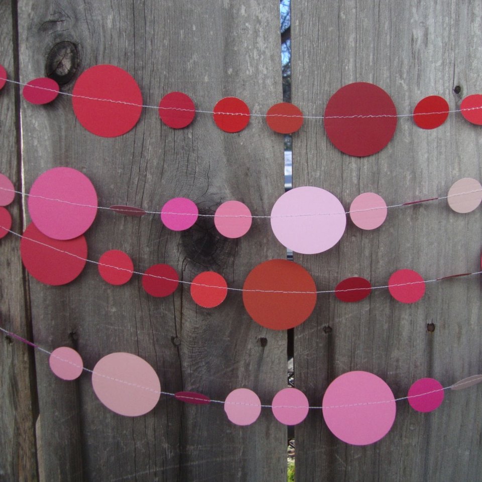 Valentine's day garlands