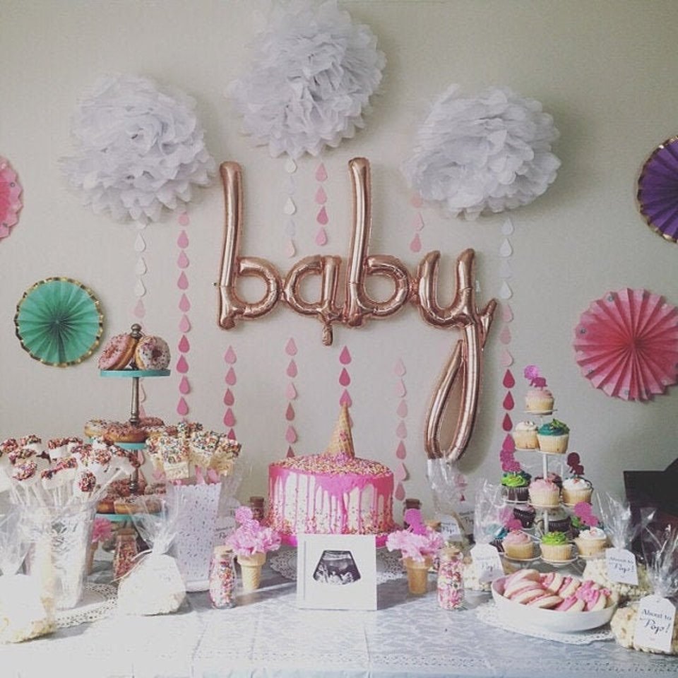 White Pompom Clouds, Tissue Paper Pompoms, Baby Shower Pompoms, Baby Sprinkle Clouds, Paper Clouds, Baby Shower Decoration, Raindrop Clouds