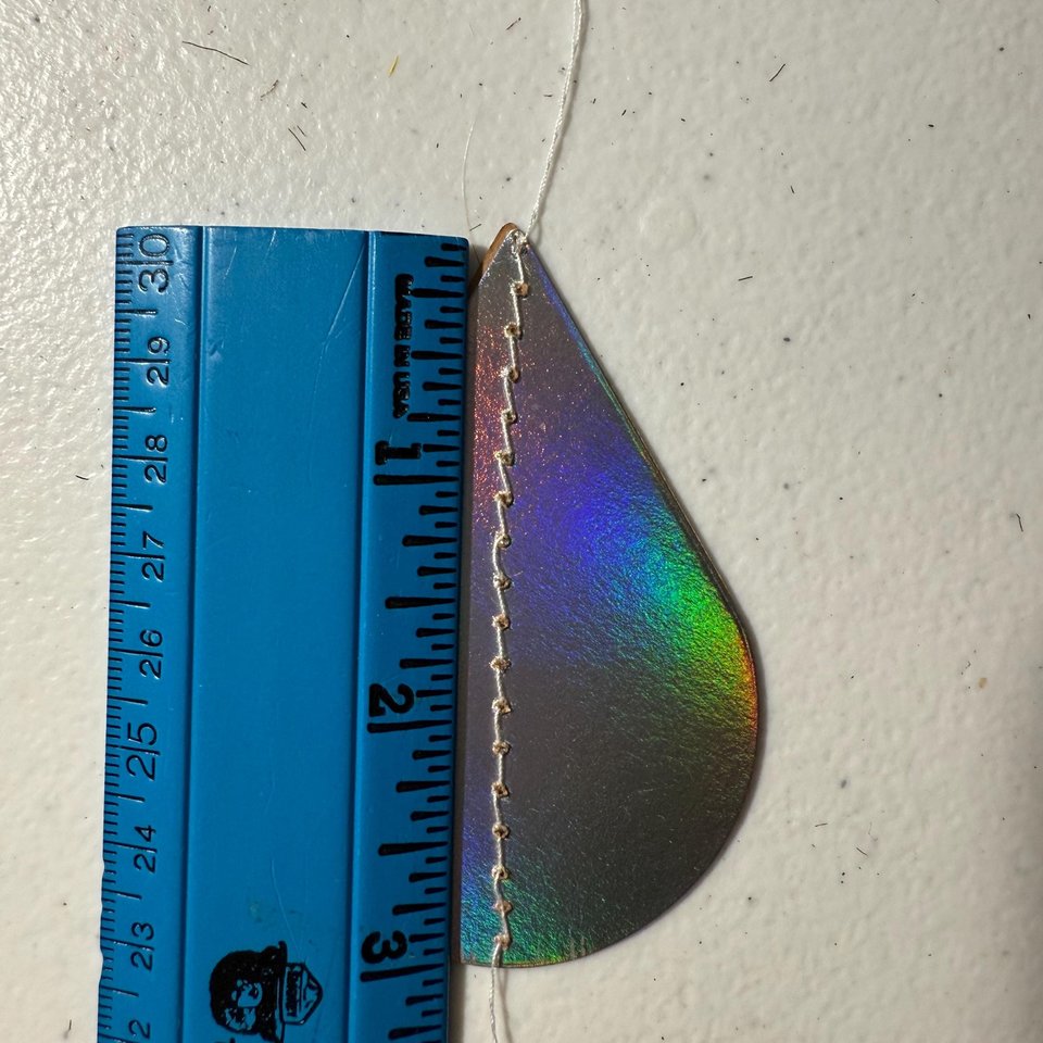 Iridescent Raindrop Garland, Holographic, Baby Sprinkle Decor, Baby Shower Decoration, Gender Reveal Shower, Shimmer Raindrops, Silver Rain
