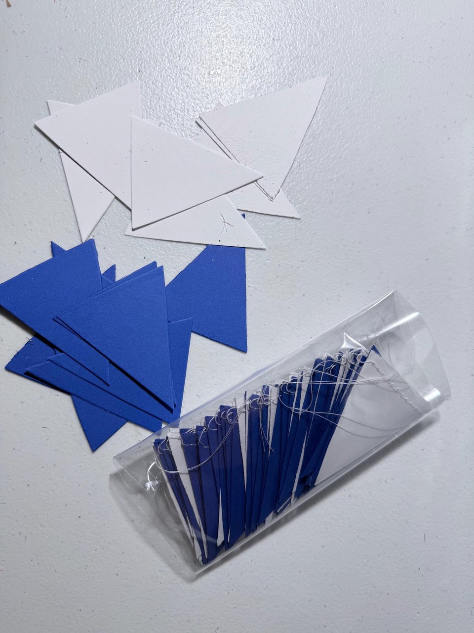 Royal Blue and White Pennant Flags, Graduation Garland, Back to School Dorm Decor, University of Kentucky, Buffalo, Dubuque, Saint Louis