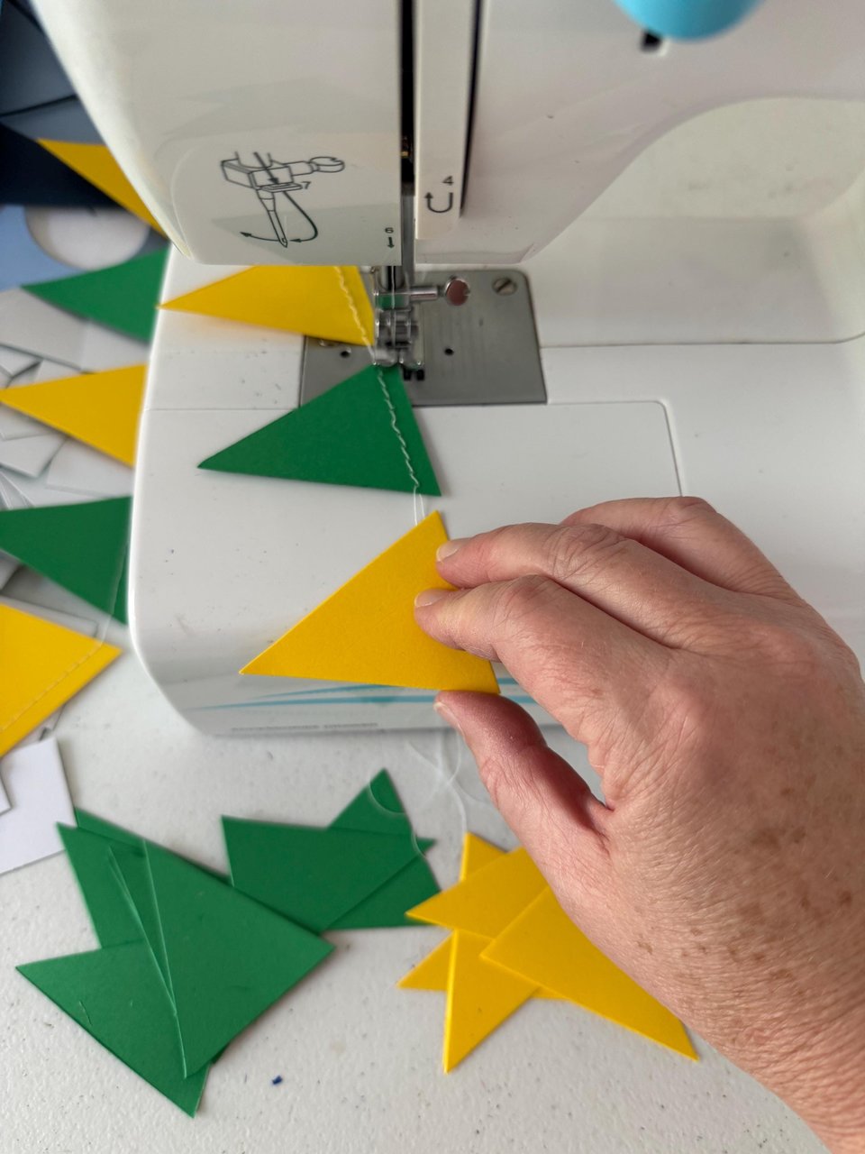 Green and Yellow Flag Pennant, Paper Graduation Party Garland, Dorm Decor, Back to School Party, University of Oregon, University of Vermont