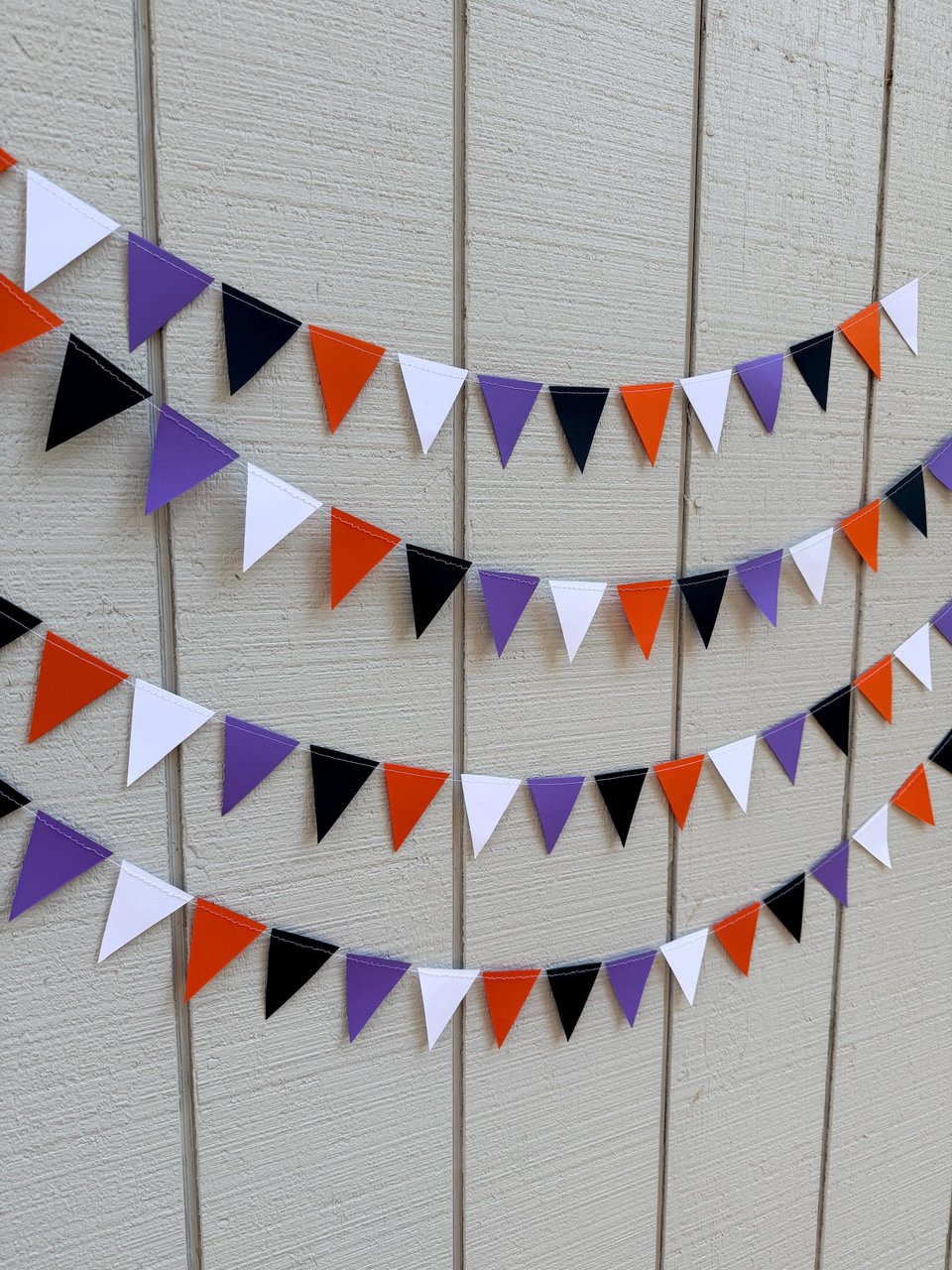 Summer Halloween garland, Halloween Party Decor, July Goth Pool Party Streamers, Classroom Decoration, Halfway to Halloween Bunting